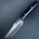Lon Humphrey Custom Knives Brute Clip Point Black Micarta 1095 Steel Ručně kovaný - 1/2