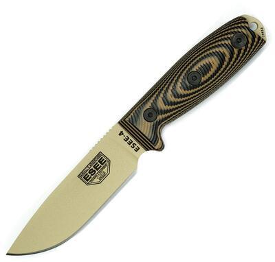 ESEE 4 3D Fixed Blade Tan - 1