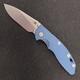 Rick Hinderer XM-18 3,5" Slicer S45VN Stonewash/Blue/Black - 1/5
