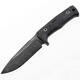LionSTEEL T5 Fixed Knife Black PVD Niolox Stonewash Micarta - 1/3