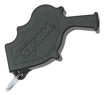 All Weather Storm Safety Whistle Black