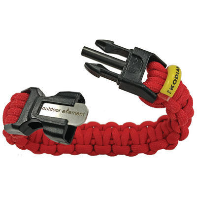 Kodiak Paracord Survival Braid By Outdoor Element Red L