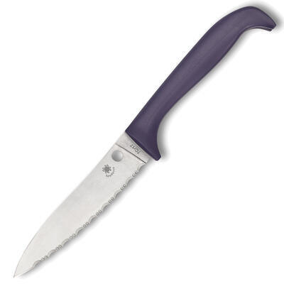 Spyderco Counter Puppy Kitchen Knife Purple S