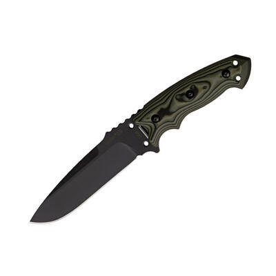 Hogue Drop Point G10 Scales-G-Mascus Green