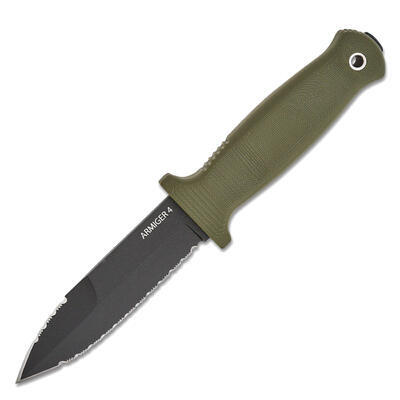 Andrew Demko Armiger 4 OD Spear Point Serrated - 1