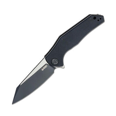 Kubey Black TiNi Coated Flipper Knive D2 Steel - 1