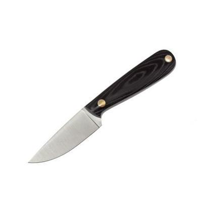 EnZo Necker 70 Knife Black Micarta/Kydex
