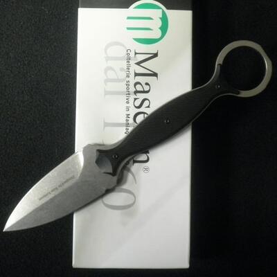 Maserin Neck Knife N690 G10 Black Handle - 1