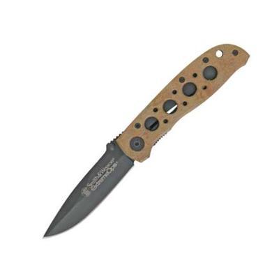 Smith & Wesson Extreme OPS Linerlock. Desert sand