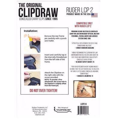 Clip Draw Ruger LCP 2