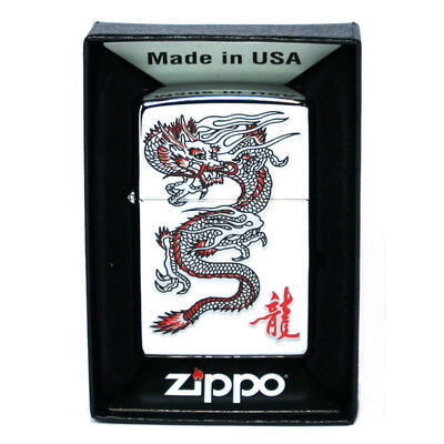 Zippo Dragon Red