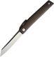 Ohta Knives D2 Blade Ebony Handle - 1/2