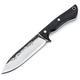 Lon Humphrey Custom Knives Alpha Black Micarta 52100 Steel Ručně kovaný - 1/2