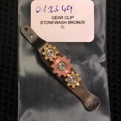 Rick Hinderer Knives XM Clip Stonwash Copper and Bronze