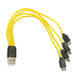 NiteCore Čtyřnásobný USB kabel 1x A / 4x B - 1/2