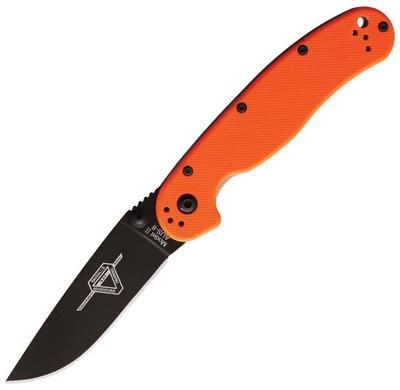 Ontario RAT II Orange Black Blade - 1