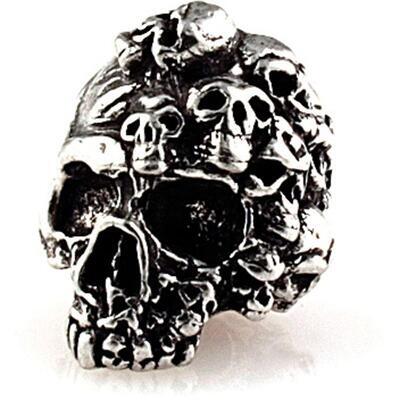 Ozdoba - Schmuckatelli Mind Skull Bead Powter - 2