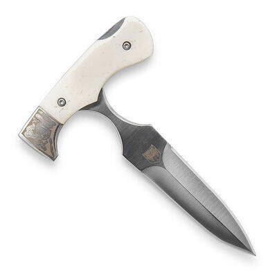 Cobratec Knives White Bone Folding Push Dagger - 2