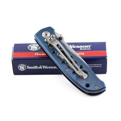 Smith & Wesson ExtremeOps Linerlock. Blue - 2
