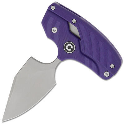 Civivi Typhoeus Stonewash Purple Handle Modular Push Blade - 2
