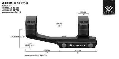 Vortex Pro Extended Cantilever Mount 30 mm - 2