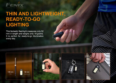 Fenix nabíjecí mini svítilna E-LITE - 2
