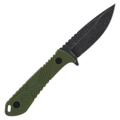 Smith & Wesson HRT Fixed Blade Green Handle - 2