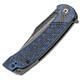 Civivi Dogma Carbon Fiber Blue G-10 Damascus Blade - 2/3