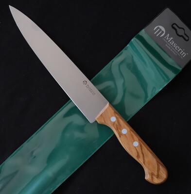 Maserin Šéfkuchařský Nůž s Olivovou Rukojetí 20cm Čepel - 2