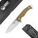 Kubey Workers Knife TAN - 2/2