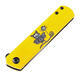 Kansept Knives Foosa Yellow G10 with Bat Print Limited Edition 1 of 220 - 2/3