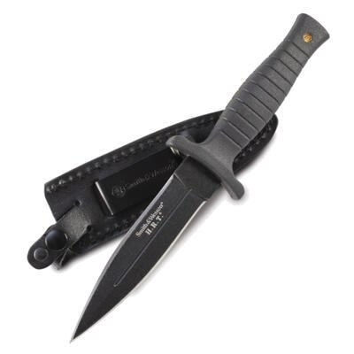 Smith & Wesson H.R.T. Boot Knife s koženým pouzdrem - 2