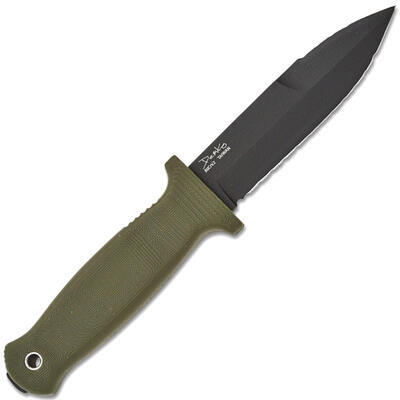Andrew Demko Armiger 4 OD Spear Point Serrated - 2