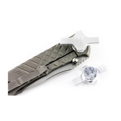 Chris Reeve Umnumzaan Knife Framelock Specialized Tool 4 Pin Pivot - 2