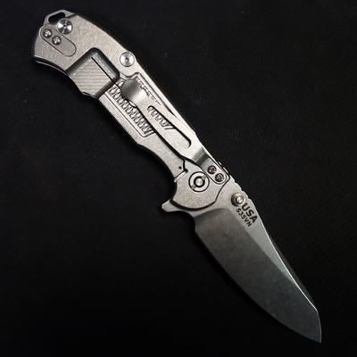 Rick Hinderer MP-1 Tactical Folding Knife S35VN, Titanium Carbon Fiber - 2