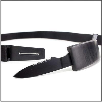 Street Wise Black Belt With Concealed  Knife - 3