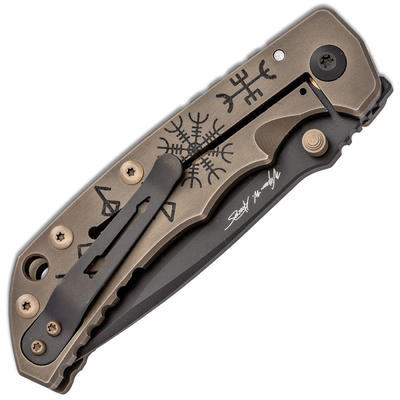 Spartan Blades Spartan Harsey Folder 2020 Special Edition Runes and Staves - 3
