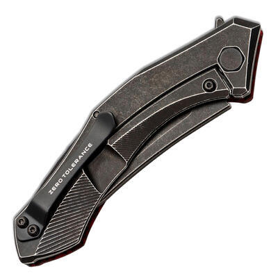 Zero Tolerance Factory Special Series 0460 Red Carbon Sinkevich Flipper - 3
