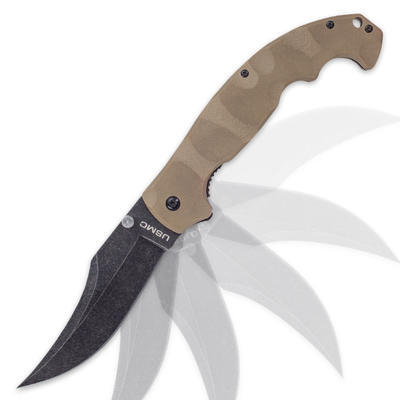 United Cutlery Scorching Sands G-10 Clip Point Folding Knife - 3