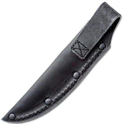 Spyderco Bow River OD/Tan Black Leather Sheath - 3