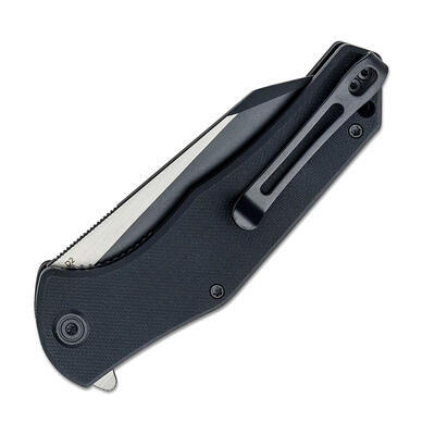 Kubey Black TiNi Coated Flipper Knive D2 Steel - 3