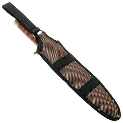 Rough Rider Stacked Leather Combat Bowie - 3